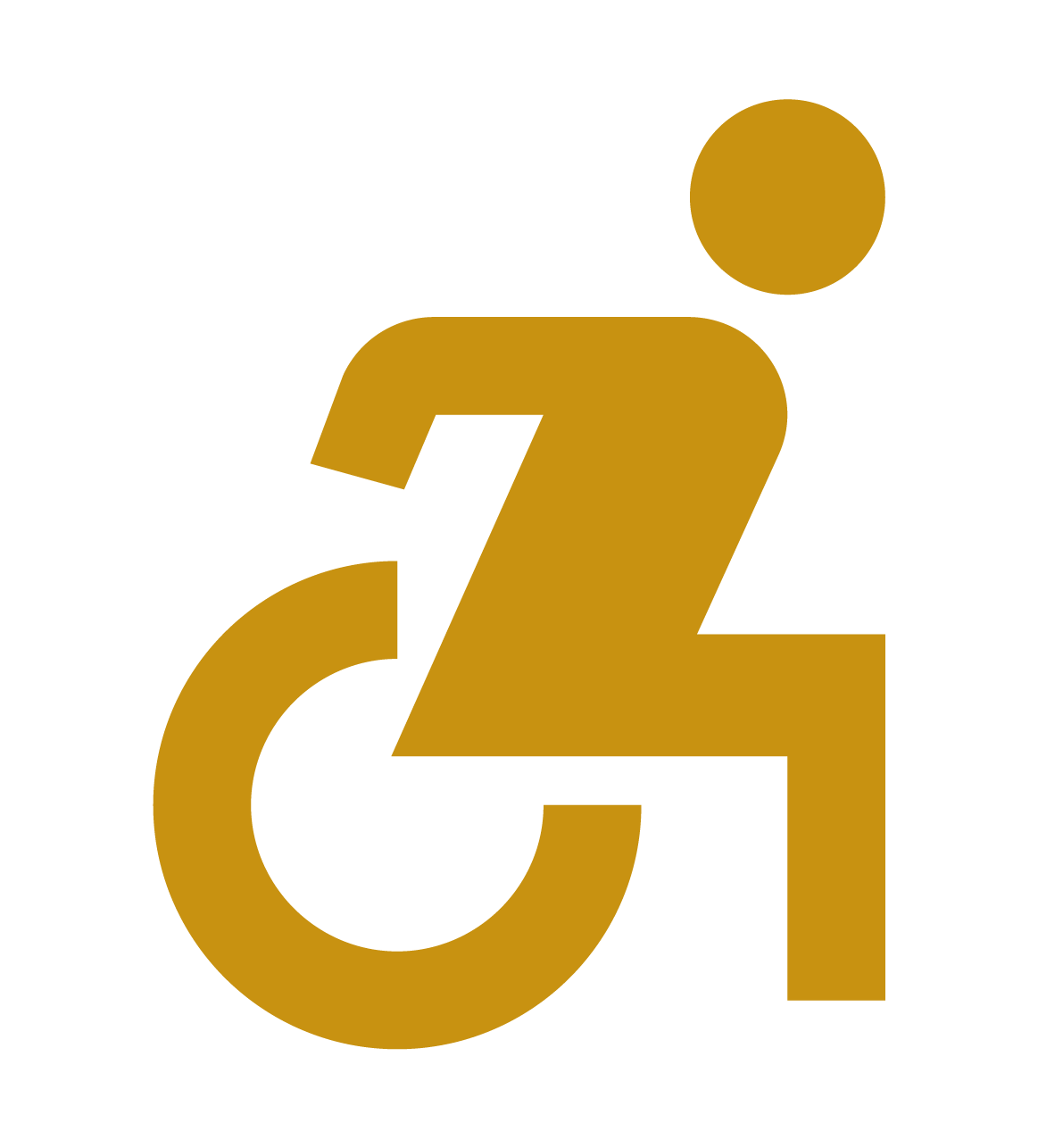 Gold Accessibility Icon