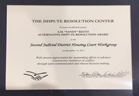 The A. M. “Sandy” Keith Alternative Dispute Resolution Award